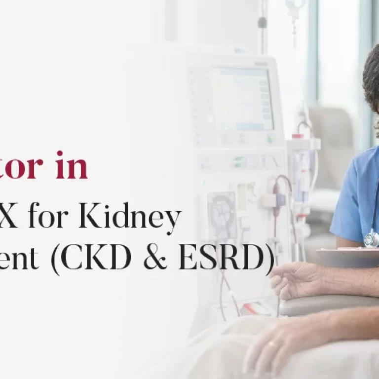 Kidney doctor in Longview TX treating CKD patient